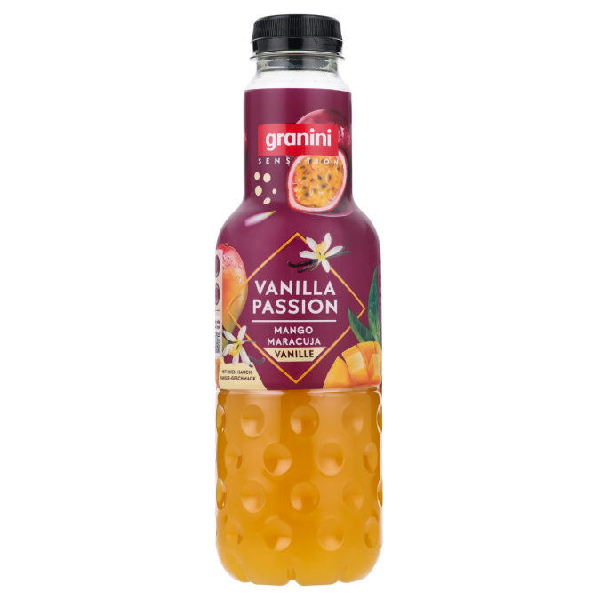 Sulčių gėrimas GRANINI SENSATION VANILLA PASSION Įvairių vaisių skonio 30% - 0,75 l