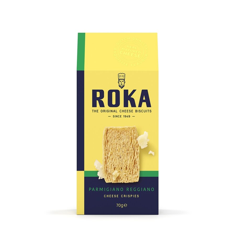 Sūrio trapučiai ROKA Parmigiano Reggiano, 70 g