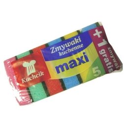 Šveitimo kempinė KUCHCIK Maxi 5 +1, 65 x 90 x 30 mm, 6 vnt./pak. Šveitimo kempinė KUCHCIK Maxi 5 +1, 65 x 90 x 30 mm, 6 vnt./pak.