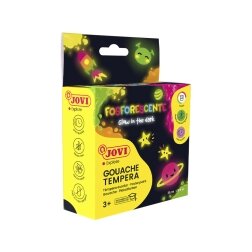 Šviečiantys tamsoje dažai JOVI, 55 ml, 4 spalvos