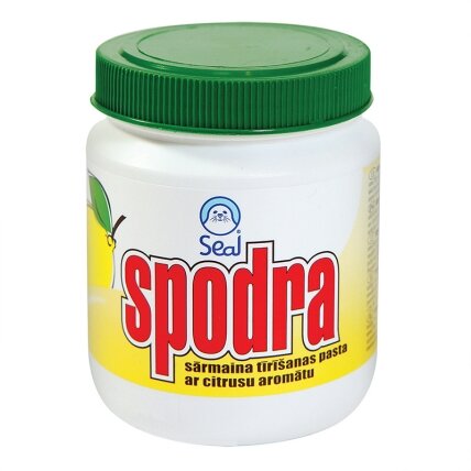 Šveičiamoji pasta SPODRA, 350 g, citrinų kvapo Šveičiamoji pasta SPODRA, 350 g, citrinų kvapo
