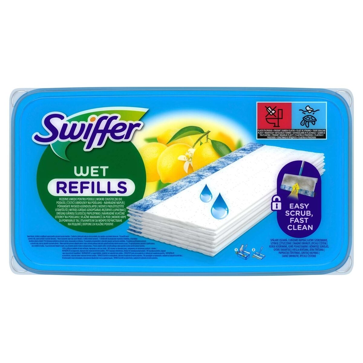 Swiffer Sweeper šlapios šluostės, papildymas 10vnt