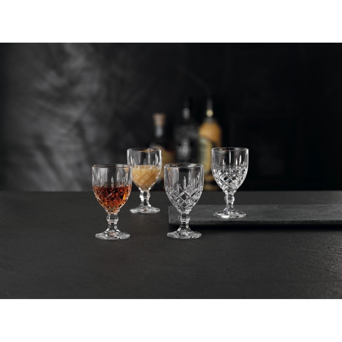 Taurelė Nachtmann NOBLESSE, krištolas, 57 ml, D 5 cm, H 9,1 cm, 4 vnt, 103748 1