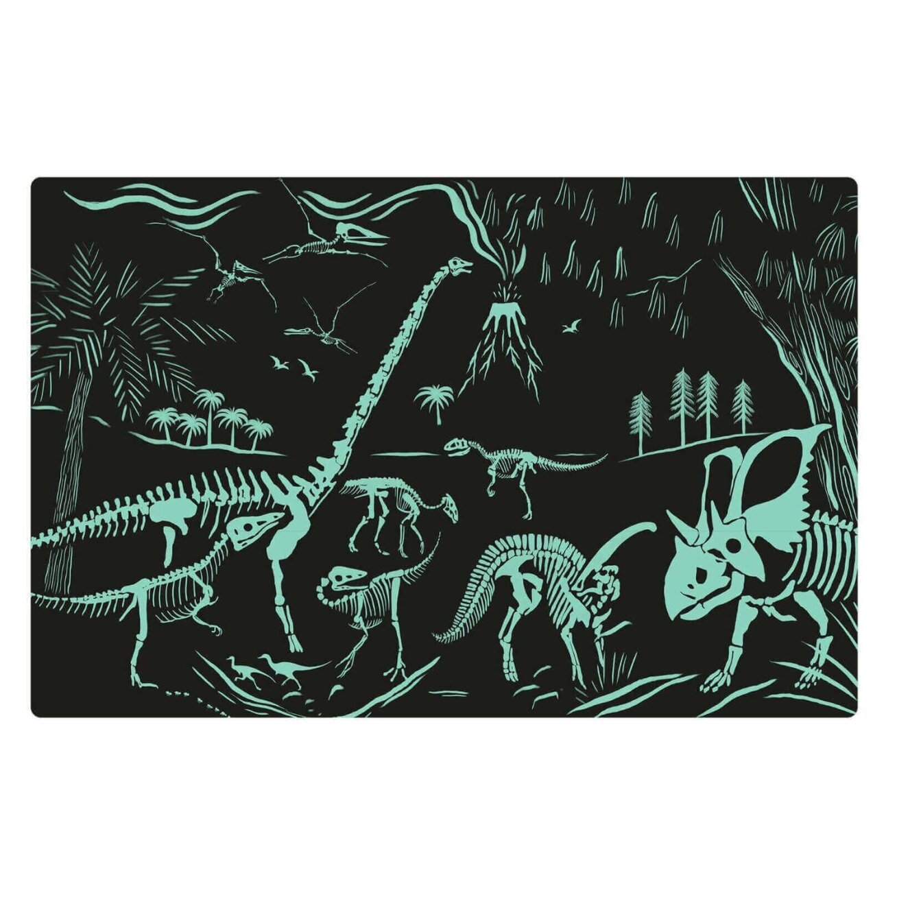 Tamsoje šviečianti dėlionė – Dinozaurai 3 Tamsoje šviečianti dėlionė – Dinozaurai 3