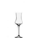 Taurelė stipriesiems gėrimams, krištolo stiklas, 90 ml, D 5,6 cm, H 17,3 cm, 6 vnt