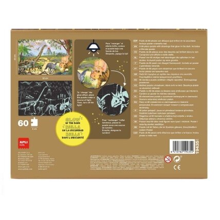 Tamsoje šviečianti dėlionė – Dinozaurai 1 Tamsoje šviečianti dėlionė – Dinozaurai 1