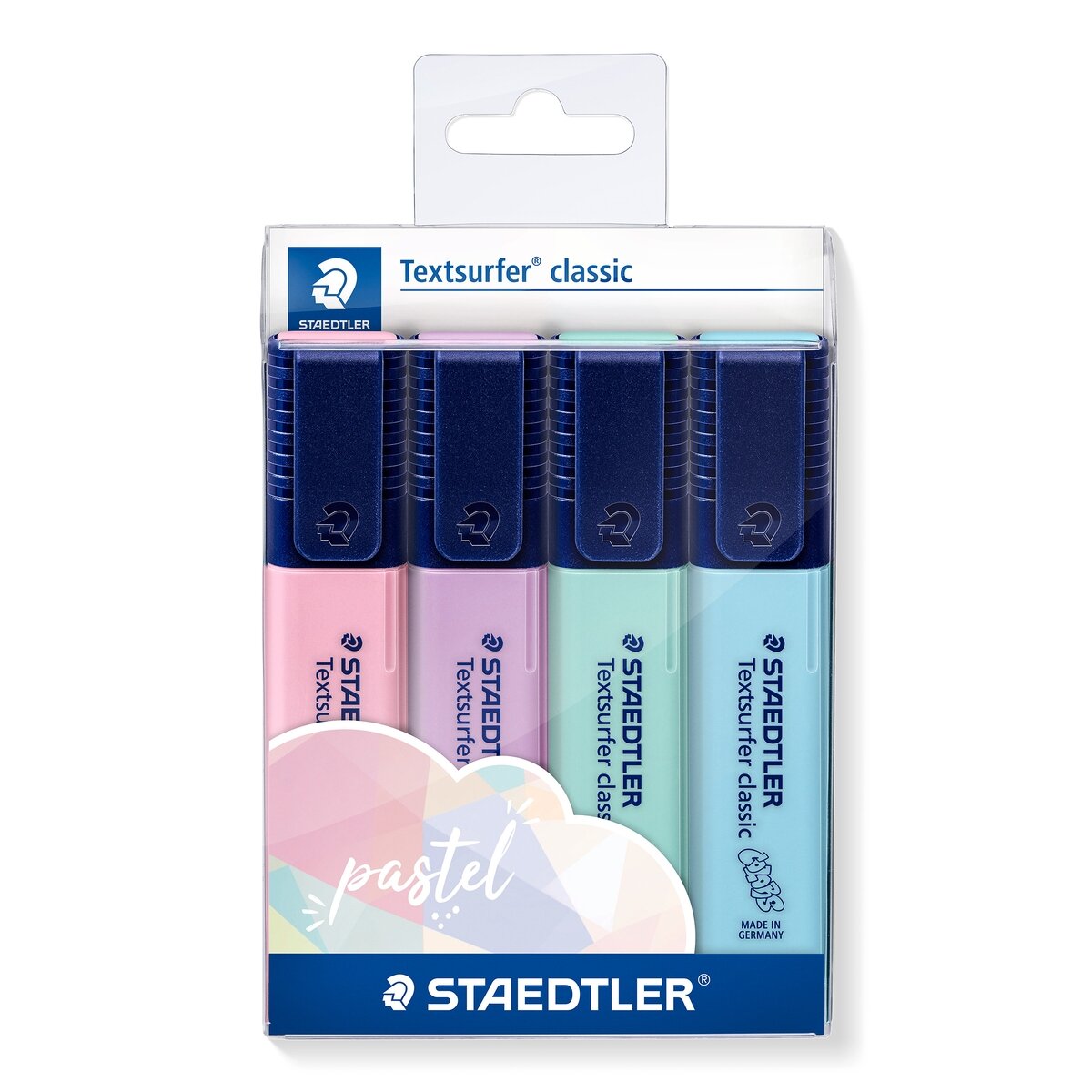 Teksto žymeklių rinkinys STAEDTLER Textsurfer 364C, 4 spalvos Teksto žymeklių rinkinys STAEDTLER Textsurfer 364C, 4 spalvos