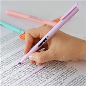 Teksto žymekliai KORES HIGH LINER PASTEL 6 spalvų rinkinys 4 Teksto žymekliai KORES HIGH LINER PASTEL 6 spalvų rinkinys 4
