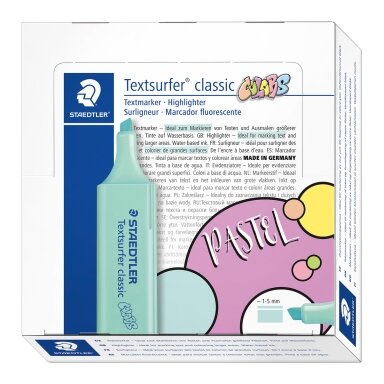 Teksto žymeklis STAEDTLER TEXTSURFER 364, mėtinės sp. Teksto žymeklis STAEDTLER TEXTSURFER 364, mėtinės sp.