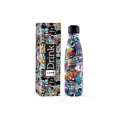 Termo gertuvė Itotal Graphitti, 500ml Termo gertuvė Itotal Graphitti, 500ml