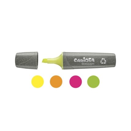 Teksto žymekliai CARIOCA ECOFAMILY MEMOLIGHT, 5 mm, 4 vnt. 2 Teksto žymekliai CARIOCA ECOFAMILY MEMOLIGHT, 5 mm, 4 vnt. 2
