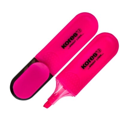 Teksto žymeklis KORES BRIGHT LINER, įvairių spalvų 12 Teksto žymeklis KORES BRIGHT LINER, įvairių spalvų 12