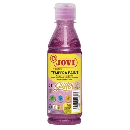 Tempera dažai JOVI, 250ml, rožinės sp., blizgūs Tempera dažai JOVI, 250ml, rožinės sp., blizgūs