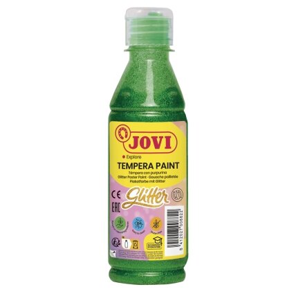 Tempera dažai JOVI, 250ml, žalios sp., blizgūs Tempera dažai JOVI, 250ml, žalios sp., blizgūs