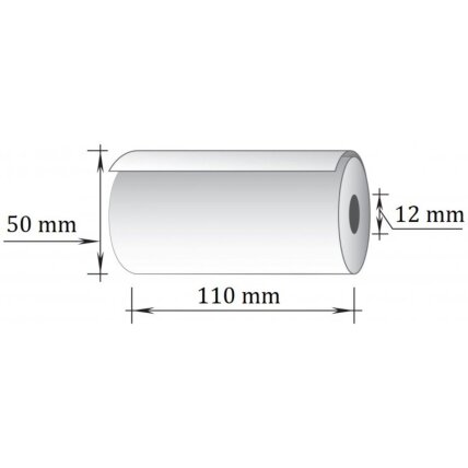 Termo kasos juosta 110x25m/12mm (maks. diam. 50mm) 55g/m2, 6 vnt/pak 1 Termo kasos juosta 110x25m/12mm (maks. diam. 50mm) 55g/m2, 6 vnt/pak 1