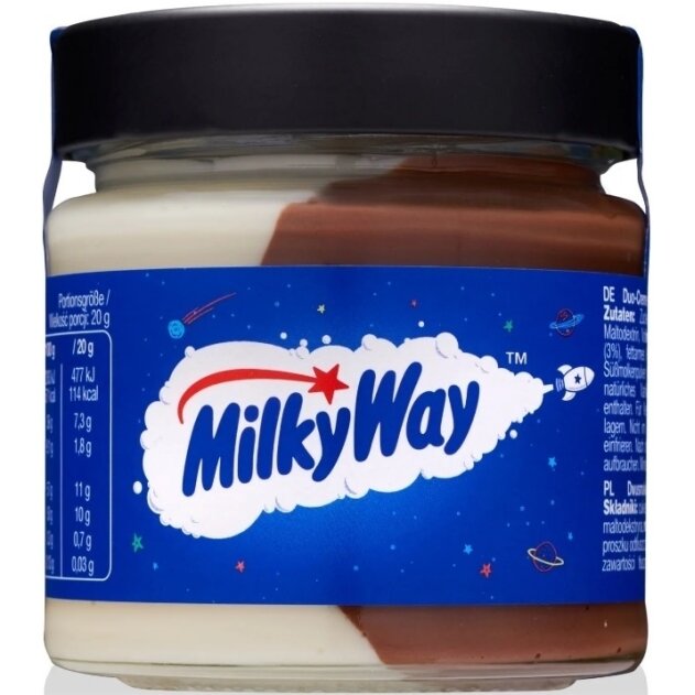 Tepamas kremas MILKY WAY, šokoladinis, 200 g