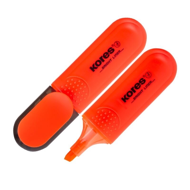 Teksto žymeklis KORES BRIGHT LINER, įvairių spalvų 9 Teksto žymeklis KORES BRIGHT LINER, įvairių spalvų 9