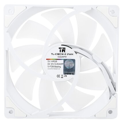Thermalright TL-C12CW-S X3 PWM ARGB White 3vnt. (120mm) Cooling fans 2 Thermalright TL-C12CW-S X3 PWM ARGB White 3vnt. (120mm) Cooling fans 2