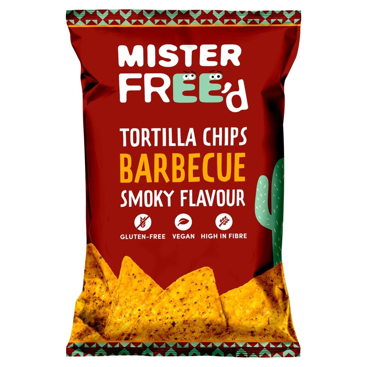 Tortilijų traškučiai MISTER FREE'D BBQ skonio, 135 g Tortilijų traškučiai MISTER FREE'D BBQ skonio, 135 g