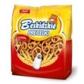 Traškūs riestainėliai AKSAM, su druska, 140 g
