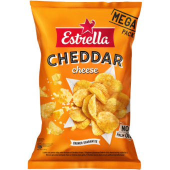 Traškučiai ESTRELLA, čederio sūrio skonio, 250 g Traškučiai ESTRELLA, čederio sūrio skonio, 250 g