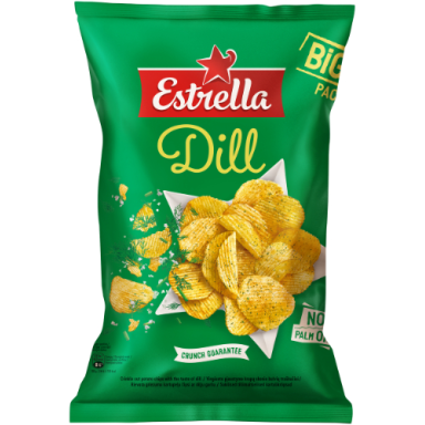 Traškučiai ESTRELLA, su krapais, 180 g