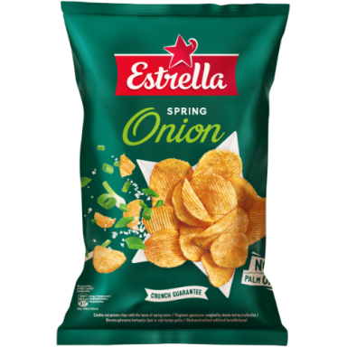 Traškučiai ESTRELLA, sultingų svogūnėlių skonio, 130 g