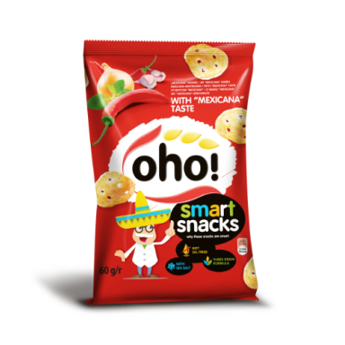 Traškučiai OHO, mexicana skonio, 60 g