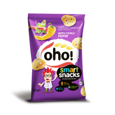 Traškučiai OHO, su čili pipirais, 60 g