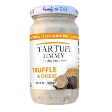 Trumų ir Parmigiano sūrio padažas TARTUFI JIMMY, paruoštas valgymui, 180g Trumų ir Parmigiano sūrio padažas TARTUFI JIMMY, paruoštas valgymui, 180g
