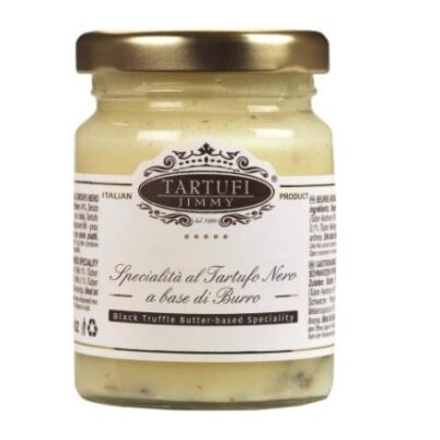 Trumų sviestas TARTUFI JIMMY, su juodaisiais trumais, 75g Trumų sviestas TARTUFI JIMMY, su juodaisiais trumais, 75g