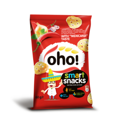 Traškučiai OHO, mexicana skonio, 60 g