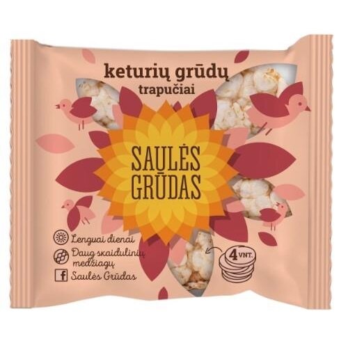 Trapučiai SAULĖS GRŪDAS, keturių grūdų, 31 g