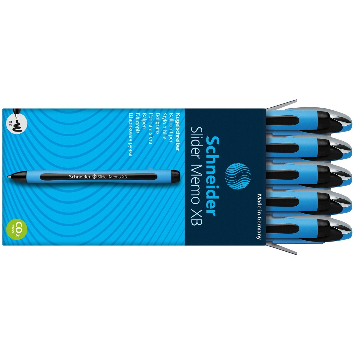 Tušinukas SCHNEIDER SLIDER MEMO XB, 1,4 mm., juodas tušas 2 Tušinukas SCHNEIDER SLIDER MEMO XB, 1,4 mm., juodas tušas 2