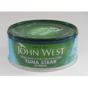 Tuno kepsnys savo sultyse JOHN WEST, 160/112g Tuno kepsnys savo sultyse JOHN WEST, 160/112g