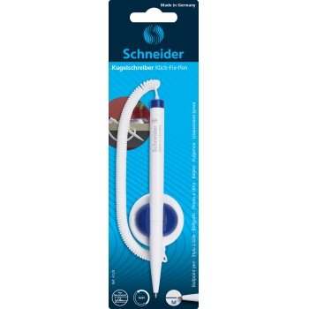 Tušinukas su stoveliu SCHNEIDER KLICK-FIX-PEN, 1,0 mm, mėlyna Tušinukas su stoveliu SCHNEIDER KLICK-FIX-PEN, 1,0 mm, mėlyna