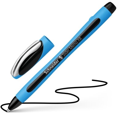 Tušinukas SCHNEIDER SLIDER MEMO XB, 1,4 mm., juodas tušas Tušinukas SCHNEIDER SLIDER MEMO XB, 1,4 mm., juodas tušas