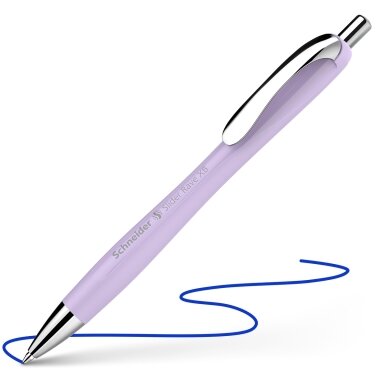 Tušinukas SCHNEIDER SLIDER RAVE, 755 XB, violetinis korp., mėlynas raš. Tušinukas SCHNEIDER SLIDER RAVE, 755 XB, violetinis korp., mėlynas raš.