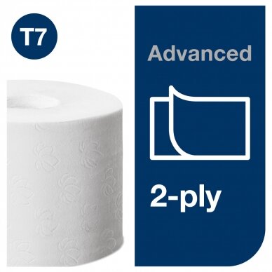 Tualetinis popierius TORK Advanced Mid-size T7 472199, be šerdies, 2 sl., 9,3cmx103.5m, 36 vnt./pak. 4