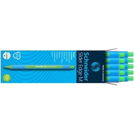 Tušinukas SCHNEIDER SLIDER EDGE, F 1,0 mm., žalia 2 Tušinukas SCHNEIDER SLIDER EDGE, F 1,0 mm., žalia 2