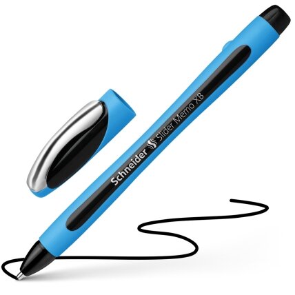 Tušinukas SCHNEIDER SLIDER MEMO XB, 1,4 mm., juodas tušas