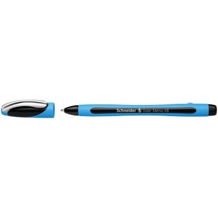 Tušinukas SCHNEIDER SLIDER MEMO XB, 1,4 mm., juodas tušas 1