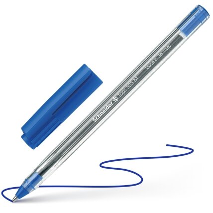 Tušinukas SCHNEIDER TOPS 505, 0,5 mm, mėlynas tušas Tušinukas SCHNEIDER TOPS 505, 0,5 mm, mėlynas tušas