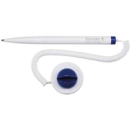 Tušinukas su stoveliu SCHNEIDER KLICK-FIX-PEN, 1,0 mm, mėlyna 1 Tušinukas su stoveliu SCHNEIDER KLICK-FIX-PEN, 1,0 mm, mėlyna 1