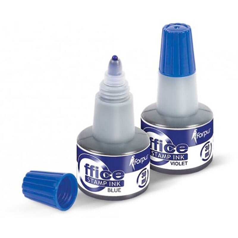 Tušas antspaudams FORPUS, 30 ml, juodas