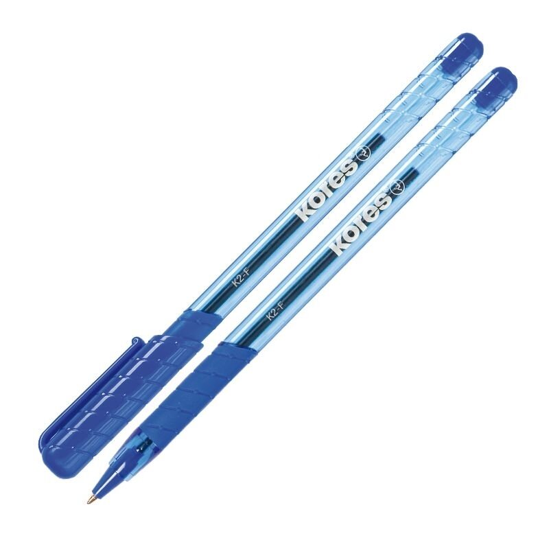 Tušinukas KORES SUPER SLIDE K2 F 0,7 mm, mėlyna 2 Tušinukas KORES SUPER SLIDE K2 F 0,7 mm, mėlyna 2