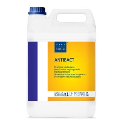 Universalus dezinfekuojamasis valiklis KIILTO ANTIBACT, 5 l Universalus dezinfekuojamasis valiklis KIILTO ANTIBACT, 5 l