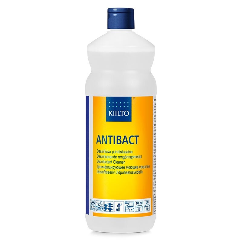 Universalus dezinfekuojamasis valiklis KIILTO ANTIBACT, 1 l Universalus dezinfekuojamasis valiklis KIILTO ANTIBACT, 1 l