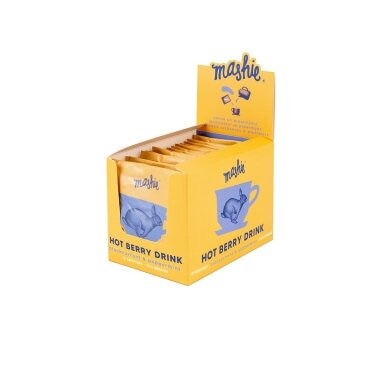 Uogų tyrė MASHIE Original, juodųjų serbentų su pipirmėte, 15vnt. Uogų tyrė MASHIE Original, juodųjų serbentų su pipirmėte, 15vnt.