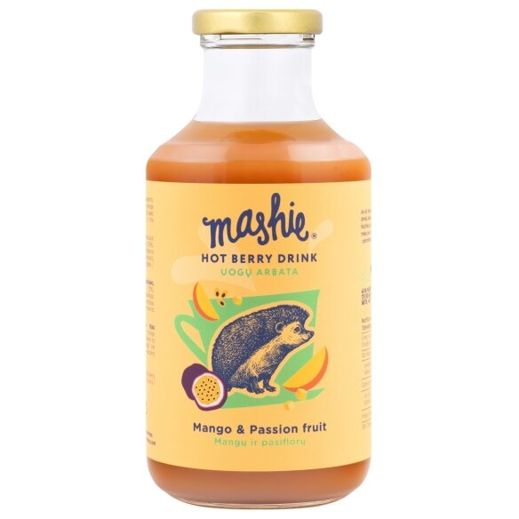 Uogų tyrė MASHIE Original, mangų ir pasiflorų, 500 ml